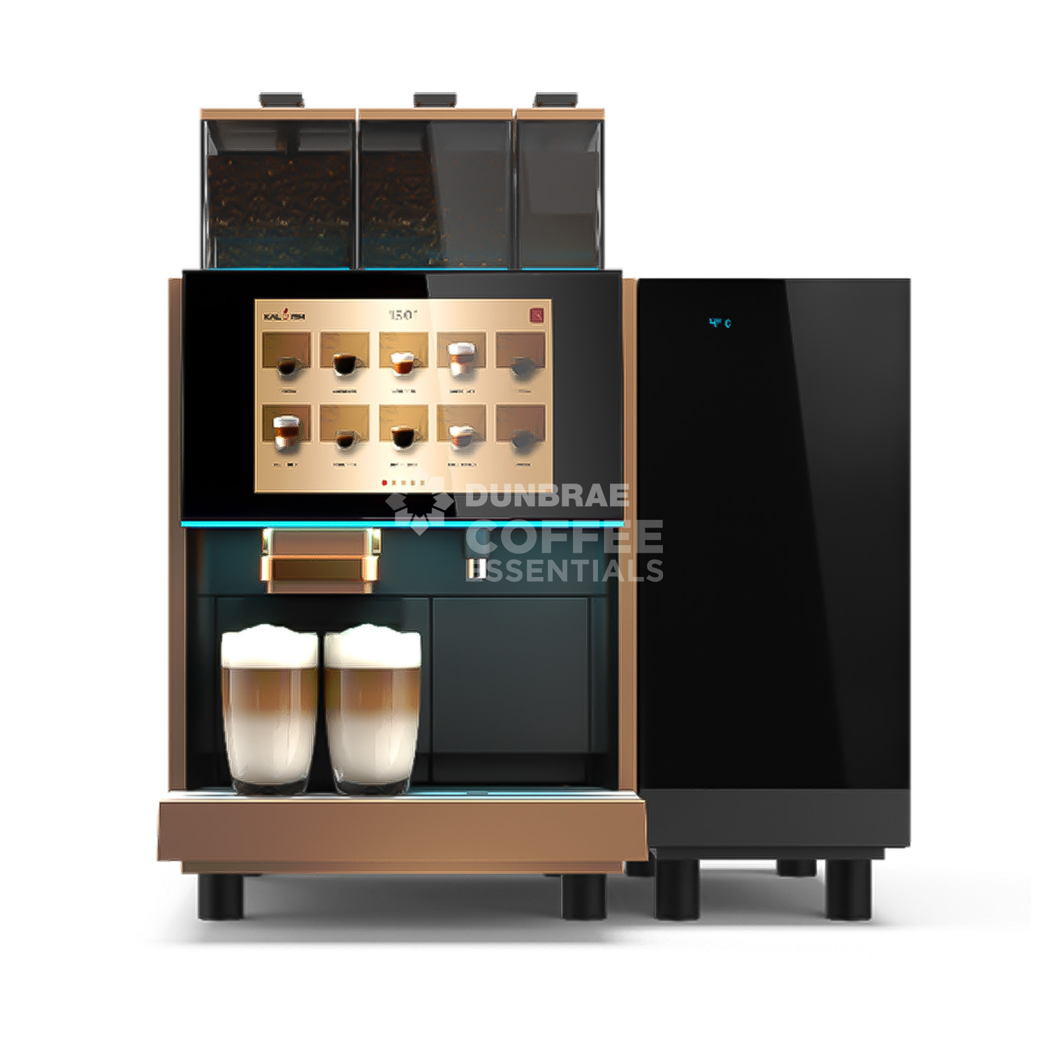 Super Automatic Coffee Machine x680 W/ Milk Fridge Dunbrae Coffee